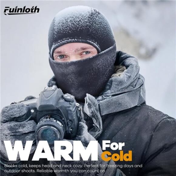 Ski Mask Balaclava Pro Navy Black - Picture 3 of 7